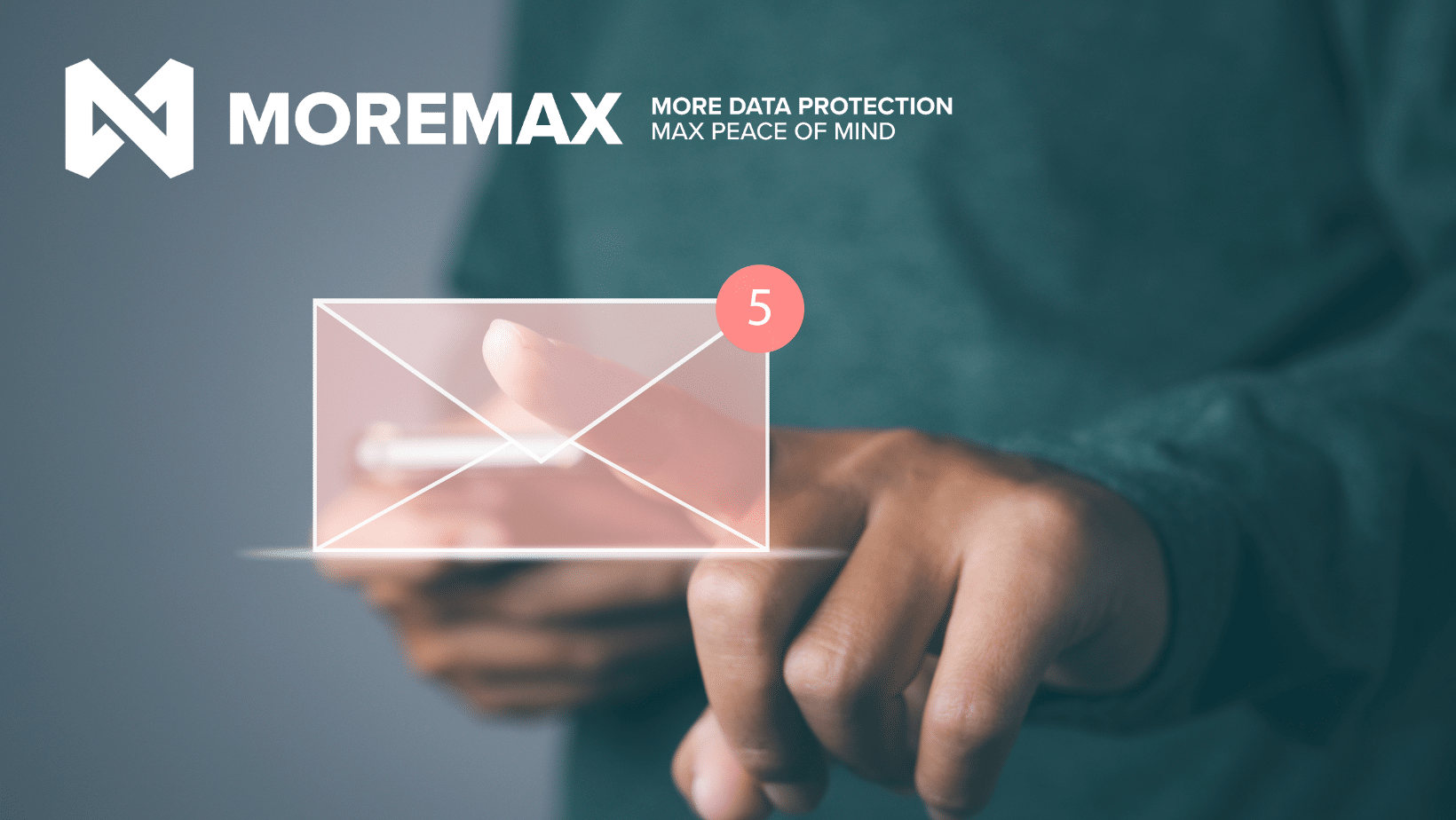 Uncluttered email inbox, symbolizing the ideal email inbox. with strong email security measures.