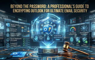 Guide to encrypting Outlook email for professional security.