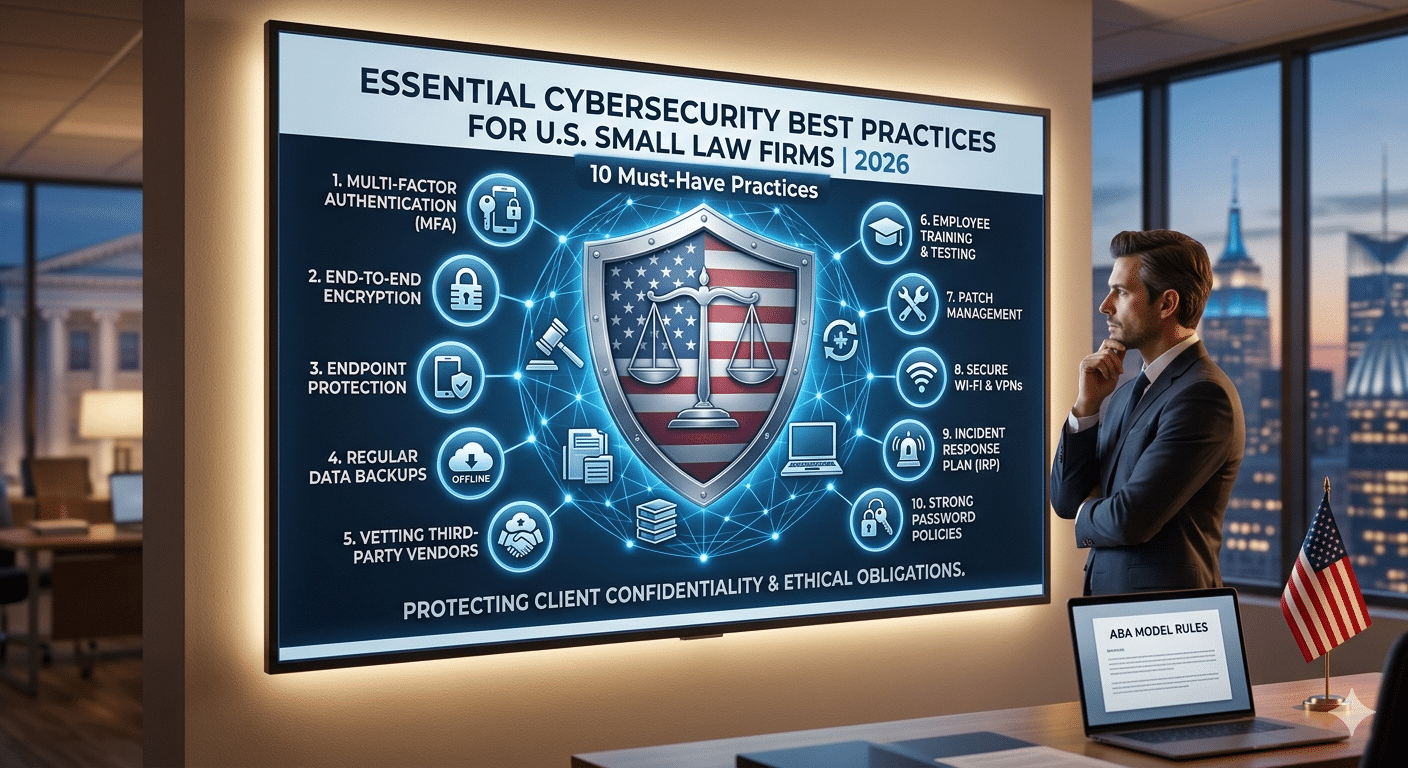Essential Cybersecurity Best Practices for U.S. Small Law Firms 2026