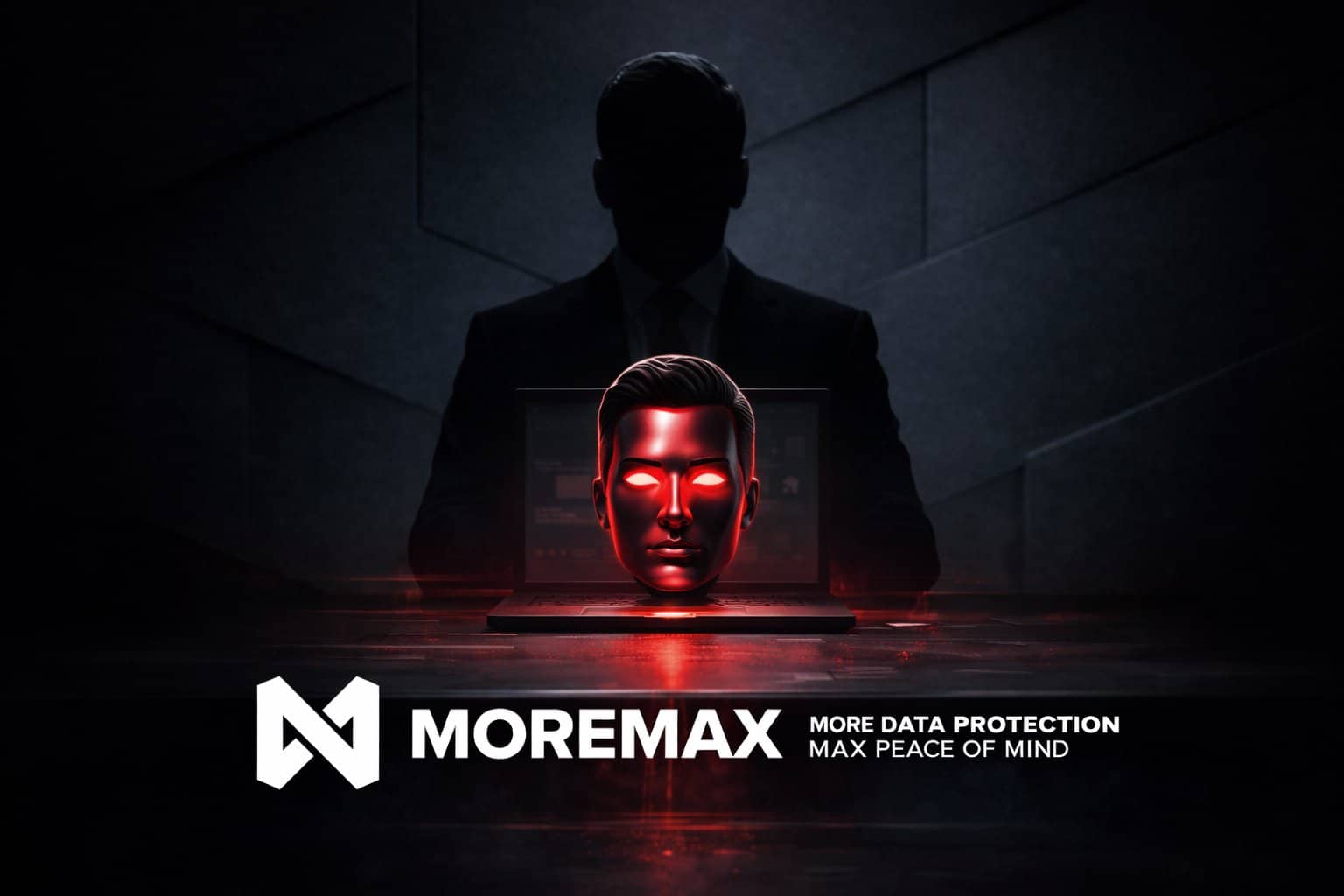 Graphic for executive impersonation protection for law firms showing a secure email shield and a professional legal team.